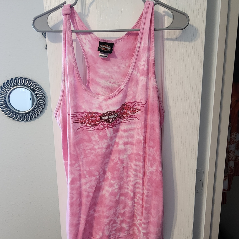 Harley-Davidson Pink Swirl Women's Tank Top